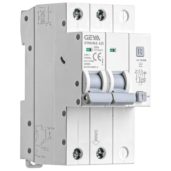 GYM10LE-125剩余電流動(dòng)作斷路器