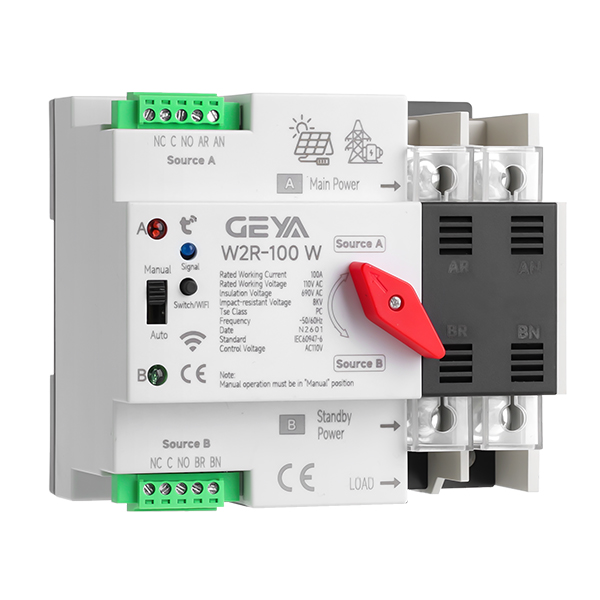 W2R-W型WIFI智能款雙電源自動(dòng)轉(zhuǎn)換開關(guān)ATS